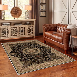 Conceptum Alfombra Woobtny0107 Marrón 100 x 150 cm